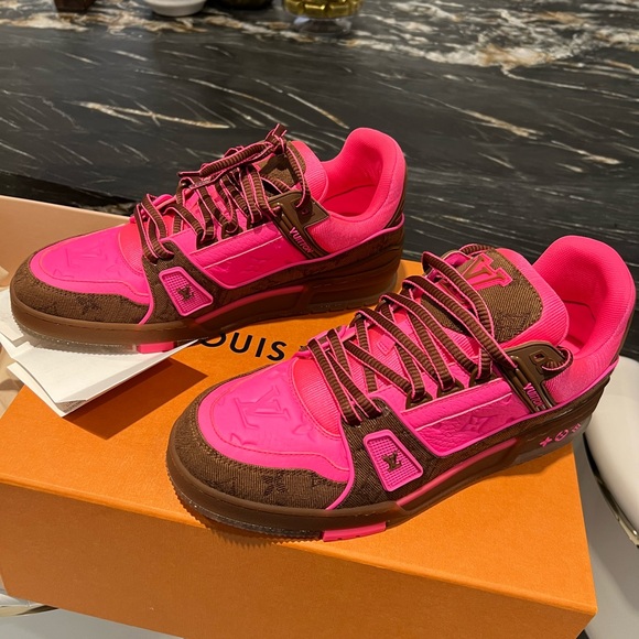 Louis Vuitton trainer sneakers - pink - Picture 1 of 4